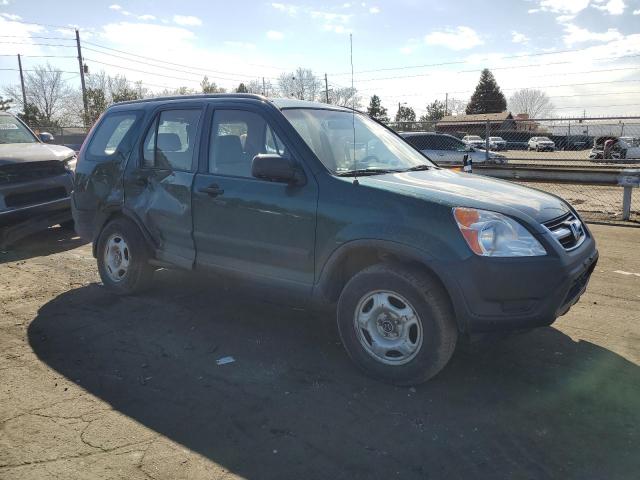 JHLRD78474C047240 - 2004 HONDA CR-V LX GREEN photo 4