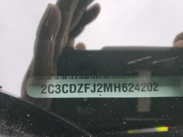 2C3CDZFJ2MH624202 - 2021 DODGE CHALLENGER R/T SCAT PACK SILVER photo 12