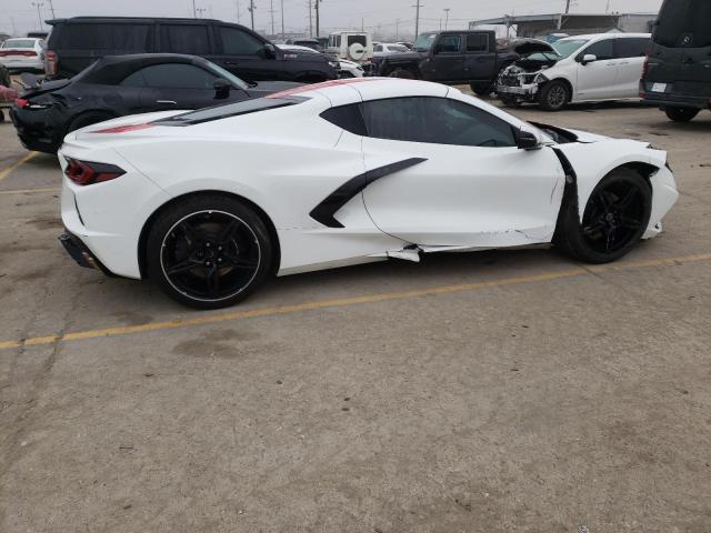 1G1YA2D46N5119778 - 2022 CHEVROLET CORVETTE STINGRAY 1LT WHITE photo 3