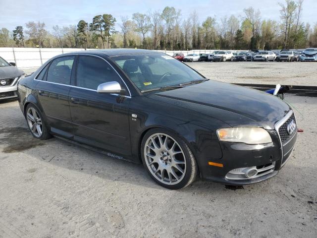 WAUGL78E37A262093 - 2007 AUDI NEW S4 QUATTRO BLACK photo 4