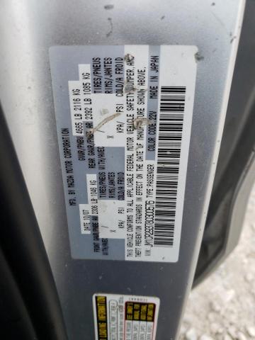 JM1CR293780300576 - 2008 MAZDA 5 SILVER photo 12