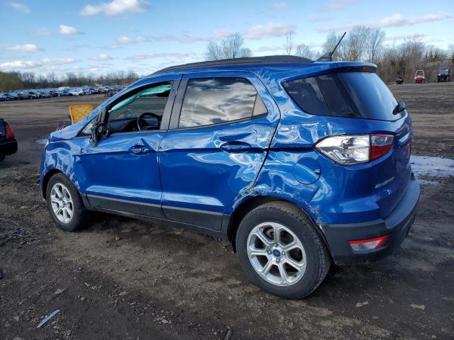 MAJ3P1TE5JC186971 - 2018 FORD ECOSPORT SE BLUE photo 2