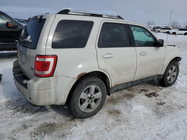 1FMCU9EG4BKC26282 - 2011 FORD ESCAPE LIMITED WHITE photo 3