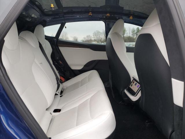 5YJSA1E59NF471086 - 2022 TESLA MODEL S 蓝色 照片 10