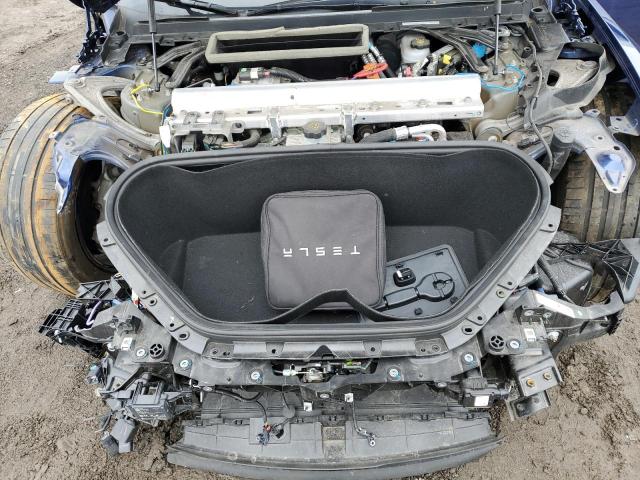 5YJSA1E59NF471086 - 2022 TESLA MODEL S 蓝色 照片 11