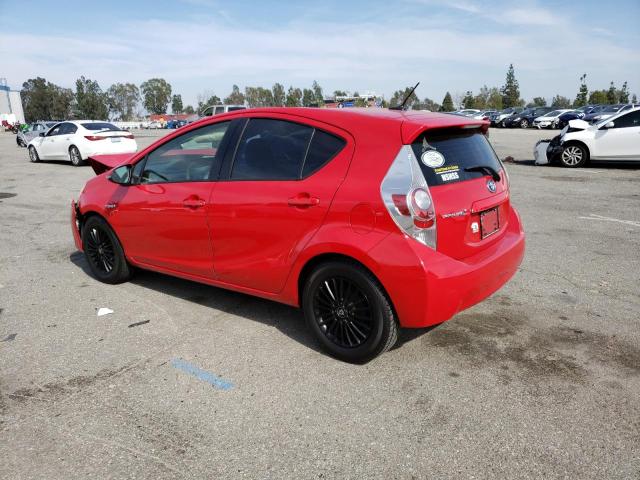 JTDKDTB38C1502209 - 2012 TOYOTA PRIUS C RED photo 2