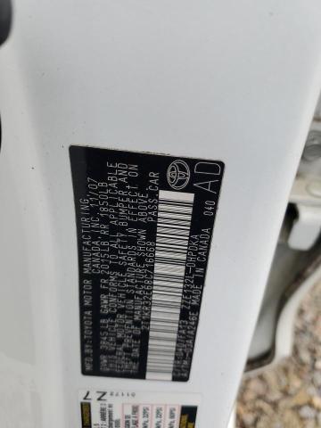 2T1KR32E68C716668 - 2008 TOYOTA COROLLA MA XR WHITE photo 12