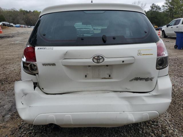 2T1KR32E68C716668 - 2008 TOYOTA COROLLA MA XR WHITE photo 6