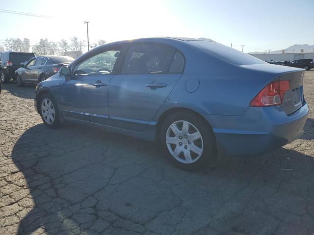 1HGFA165X8L042350 - 2008 HONDA CIVIC LX BLUE photo 2