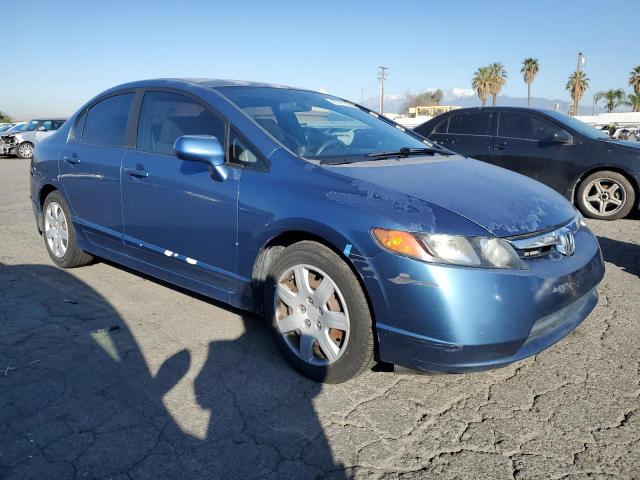 1HGFA165X8L042350 - 2008 HONDA CIVIC LX BLUE photo 4