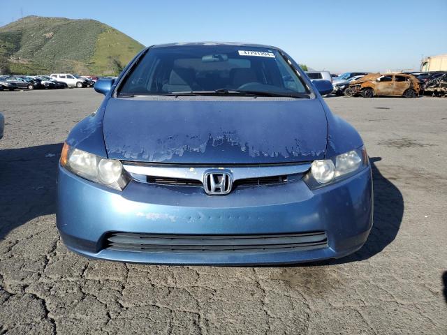 1HGFA165X8L042350 - 2008 HONDA CIVIC LX BLUE photo 5