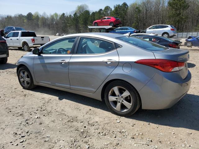 KMHDH4AE5DU010299 - 2013 HYUNDAI ELANTRA GLS SILVER photo 2