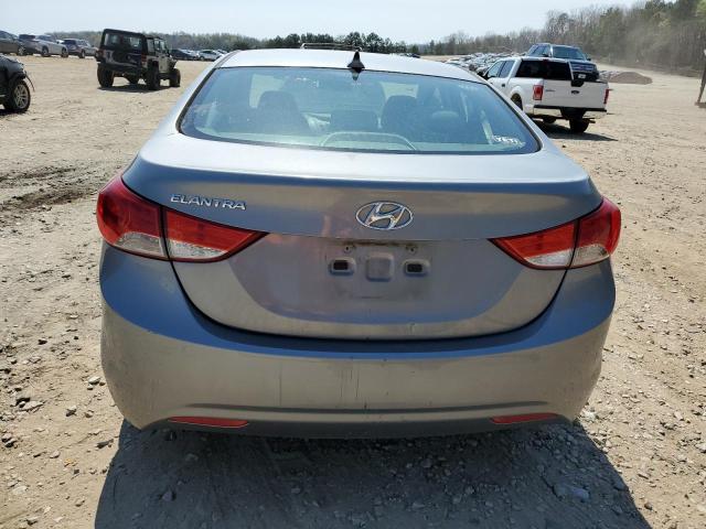 KMHDH4AE5DU010299 - 2013 HYUNDAI ELANTRA GLS SILVER photo 6