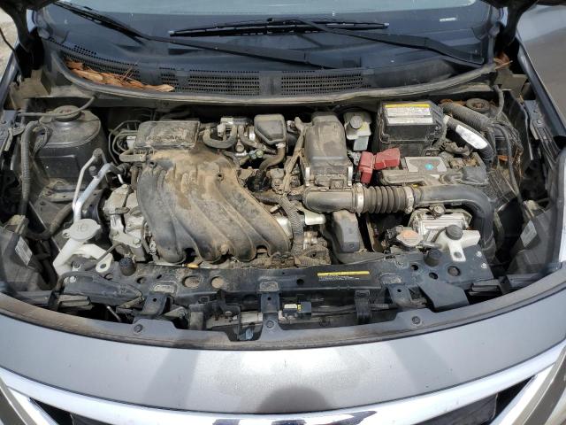 3N1CN7AP9HL820307 - 2017 NISSAN VERSA S GRAY photo 11