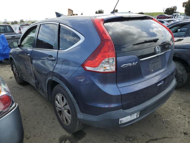 JHLRM3H57CC007773 - 2012 HONDA CR-V EX BLUE photo 2