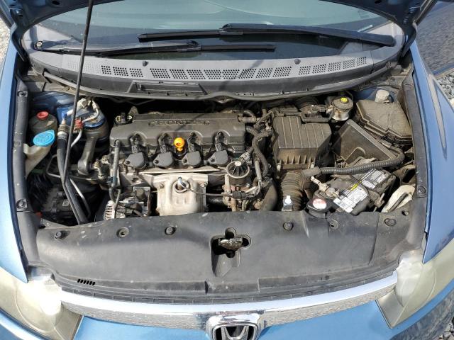 1HGFA15526L049856 - 2006 HONDA CIVIC LX BLUE photo 11