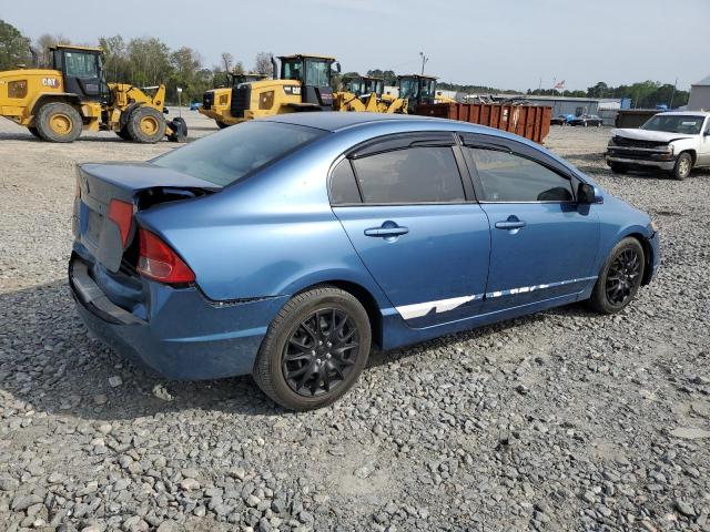 1HGFA15526L049856 - 2006 HONDA CIVIC LX BLUE photo 3