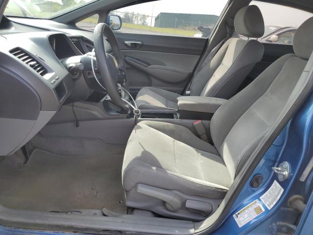 1HGFA15526L049856 - 2006 HONDA CIVIC LX BLUE photo 7