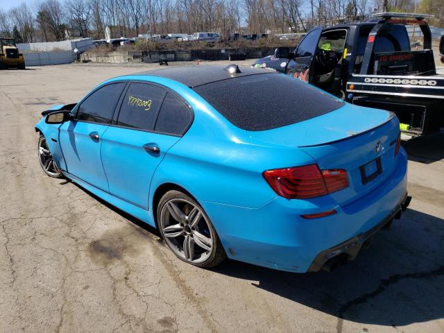 WBAKP9C52ED693425 - 2014 BMW 550 XI BLUE photo 2