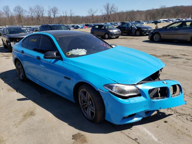 WBAKP9C52ED693425 - 2014 BMW 550 XI BLUE photo 4