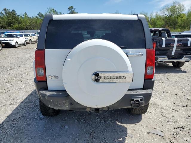 5GTMNJEE5A8137959 - 2010 HUMMER H3 LUXURY WHITE photo 6