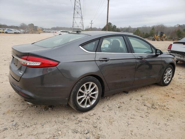 3FA6P0HD0HR362604 - 2017 FORD FUSION SE GRAY photo 3