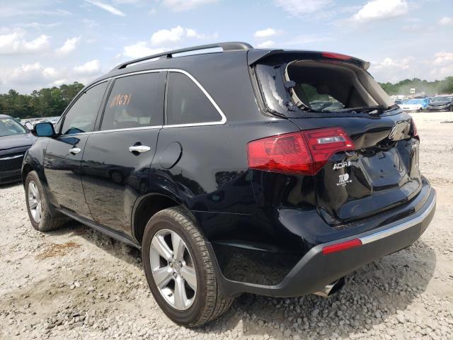 2HNYD2H65BH507304 - 2011 ACURA MDX TECHNOLOGY BLACK photo 3