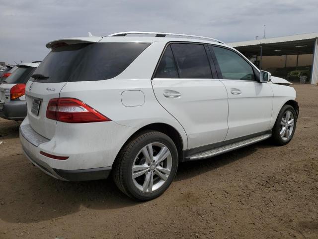 4JGDA5HB0EA373800 - 2014 MERCEDES-BENZ ML 350 4MATIC WHITE photo 3