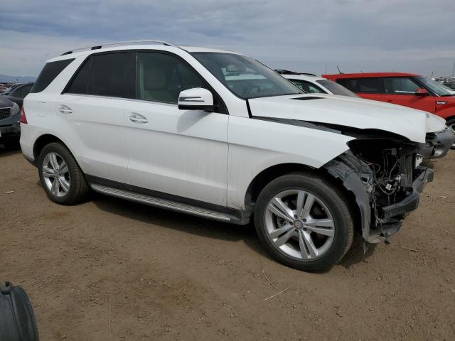 4JGDA5HB0EA373800 - 2014 MERCEDES-BENZ ML 350 4MATIC WHITE photo 4