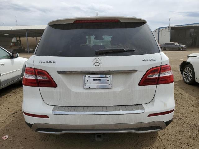 4JGDA5HB0EA373800 - 2014 MERCEDES-BENZ ML 350 4MATIC WHITE photo 6