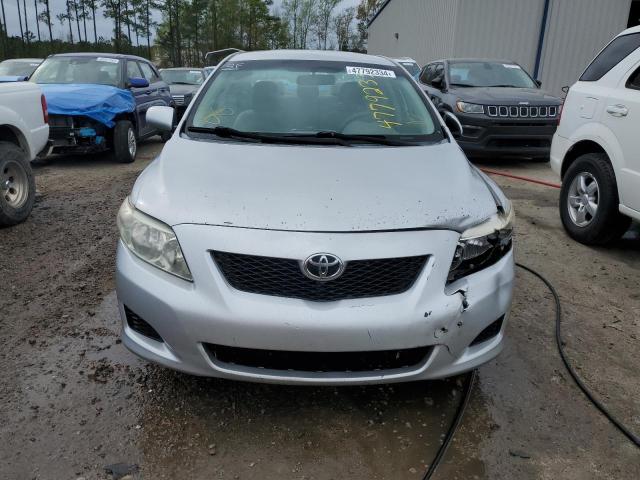 1NXBU4EEXAZ324765 - 2010 TOYOTA COROLLA BASE SILVER photo 5