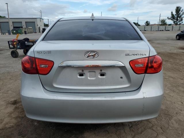 KMHDU4ADXAU138410 - 2010 HYUNDAI ELANTRA BLUE GRAY photo 6