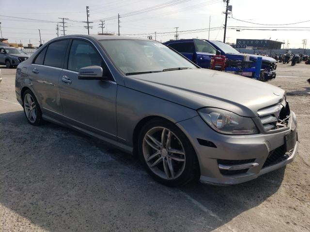 WDDGF4HB7DA742329 - 2013 MERCEDES-BENZ C 250 SILVER photo 4