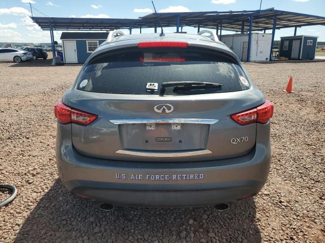 JN8CS1MW3FM482951 - 2015 INFINITI QX70 SILVER photo 6