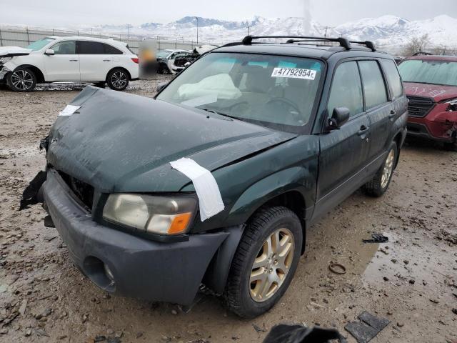 JF1SG63624H726561 - 2004 SUBARU FORESTER 2.5X GREEN photo 1