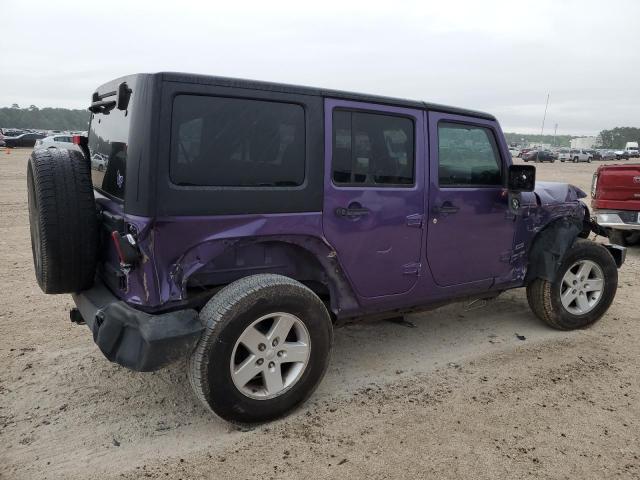 1C4BJWDGXJL837452 - 2018 JEEP WRANGLER U SPORT PURPLE photo 3