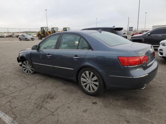 5NPEU46FX9H478875 - 2009 HYUNDAI SONATA SE BLUE photo 2