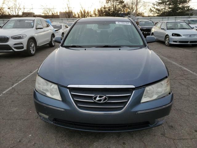 5NPEU46FX9H478875 - 2009 HYUNDAI SONATA SE BLUE photo 5