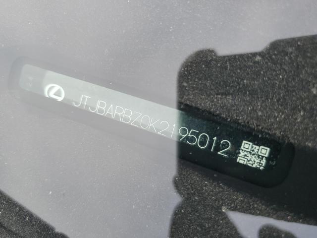 JTJBARBZ0K2195012 - 2019 LEXUS NX 300 BASE წითელი ფოტო 13