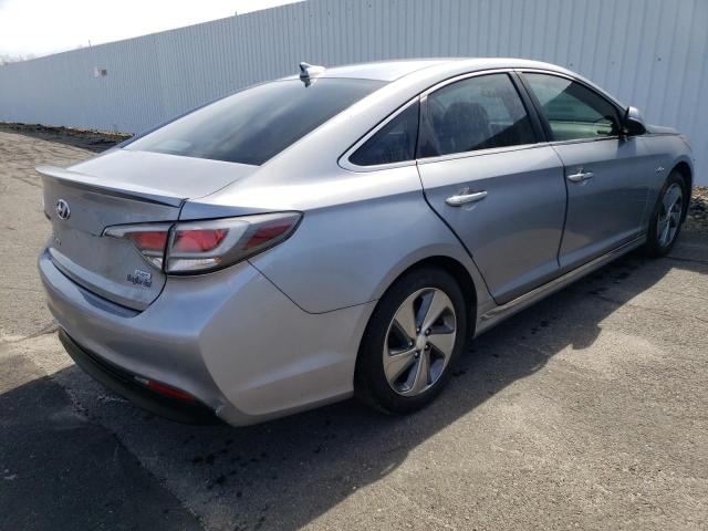 KMHE14L26GA035682 - 2016 HYUNDAI SONATA PLUG-IN HYBRID SILVER photo 3