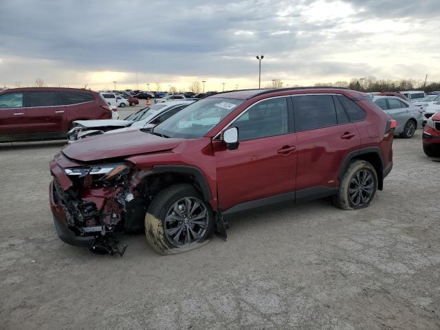 4T3B6RFV9NU093375 - 2022 TOYOTA RAV4 XLE PREMIUM BURGUNDY photo 1