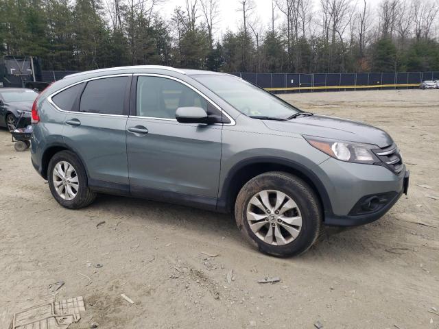 5J6RM4H73CL057276 - 2012 HONDA CR-V EXL TEAL photo 4