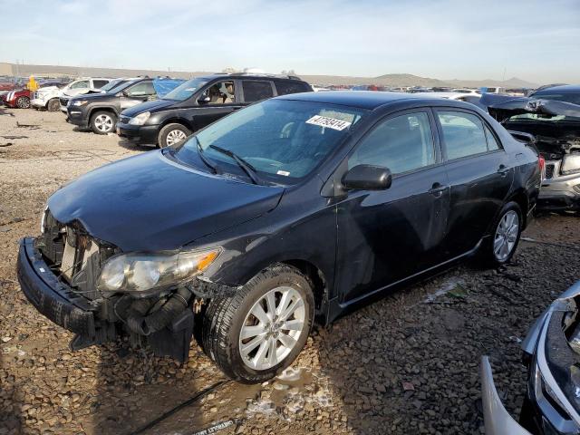 1NXBU4EE1AZ249941 - 2010 TOYOTA COROLLA BASE BLACK photo 1