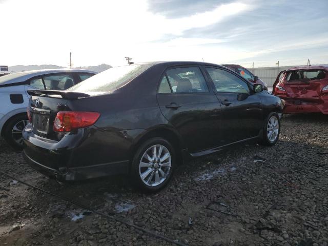 1NXBU4EE1AZ249941 - 2010 TOYOTA COROLLA BASE BLACK photo 3