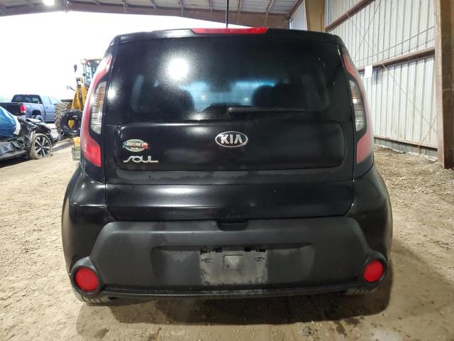 KNDJN2A22F7150516 - 2015 KIA SOUL BLACK photo 6