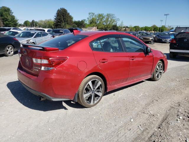 4S3GKAJ69K3625483 - 2019 SUBARU IMPREZA SPORT RED photo 3