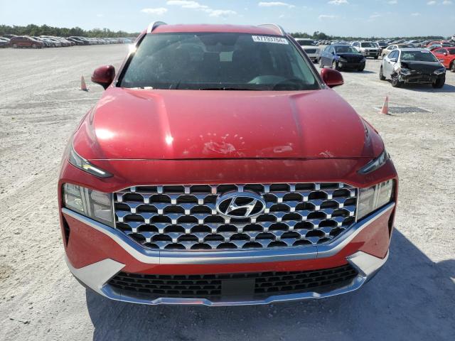 5NMS24AJ6MH339322 - 2021 HYUNDAI SANTA FE SEL RED photo 5