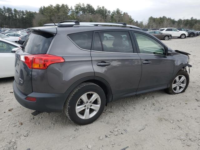 JTMRFREV2D5024310 - 2013 TOYOTA RAV4 XLE GRAY photo 3