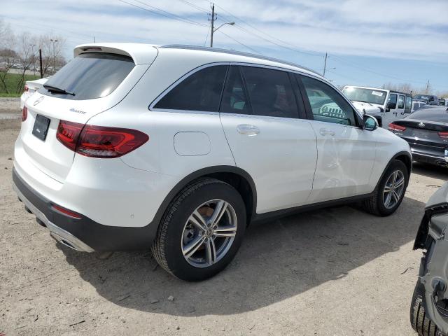 W1N0G8EBXMF899126 - 2021 MERCEDES-BENZ GLC 300 4MATIC WHITE photo 3