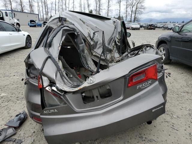 5J8TB18257A016350 - 2007 ACURA RDX GRAY photo 6